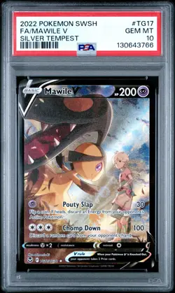 Mawile V TG17/TG30 - Silver Tempest - Pokemon Card - PSA 10 - Image 1