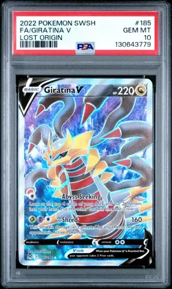 Giratina V 185/196 - Lost Origin - Pokemon Card - PSA 10 - Image 1