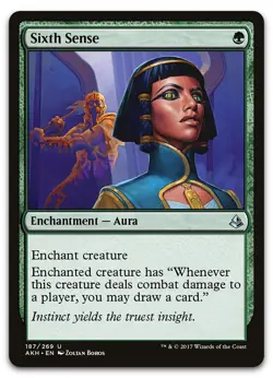 Sixth Sense #187 (NM) Amonkhet AKH Magic MTG - Image 1