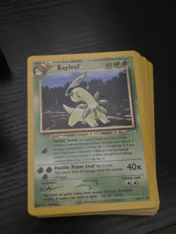 Pokemon TCG Vintage Neo 50+ Mixed Card Lot Neo Genesis Destiny Discovery Bayleaf - Image 1