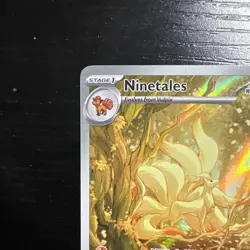 Ninetails Obsidian Flames IR Holo Card 199/197 - Image 2