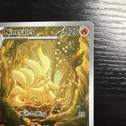 Ninetails Obsidian Flames IR Holo Card 199/197 - Image 3