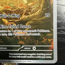 Ninetails Obsidian Flames IR Holo Card 199/197 - Image 4