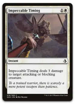 Impeccable Timing #18 (NM) Amonkhet AKH Magic MTG - Image 1