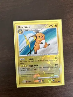Pokemon Card POP Series 9 2009 - Raichu 3/17 Reverse Holo LP - Image 1
