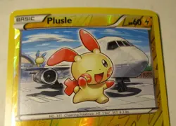 Pokemon TCG Dark Explorers Plusle 39/108 Reverse Holo Card 2012 Played HTF - Image 4