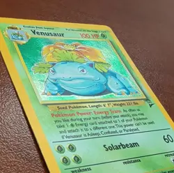 Pokemon Venusaur #18/130 Base Set 2 Holo Rare Moderate Play English Card - Image 5