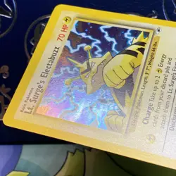 Lt. Surge's Electabuzz Gym Pokemon Card Base WOTC NM - Image 5