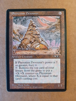MTG Alliances Phyrexian Devourer Unplayed Magic the Gathering Card One Owner - Image 1
