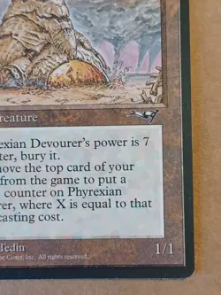 MTG Alliances Phyrexian Devourer Unplayed Magic the Gathering Card One Owner - Image 5