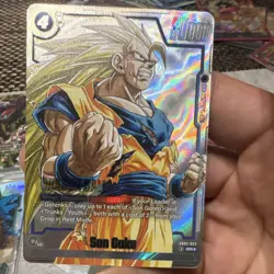Dragon Ball Super Foil Battle Cards Son Goku Gohan majin Buu FB05 SB02 - Image 3