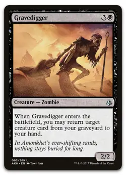 Gravedigger #93 (NM) Amonkhet AKH Magic MTG - Image 1