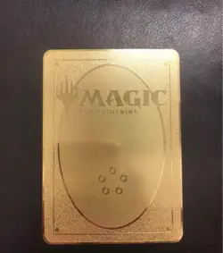 MTG Metal Treasure Token Liliana DIY Gold Japan SP Collectible - Image 4