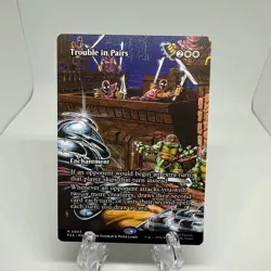 MTG Trouble in Paris (Borderless) TMNT 0003 Regular - Image 1
