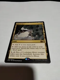 Sliver Hive Magic 2015 M15 Regular MTG Land - Image 1