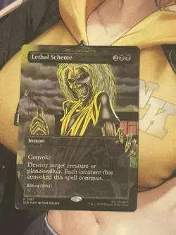 Magic: The Gathering Lethal Scheme Instant Secret Lair Drop Iron Maiden 2187 EN - Image 1