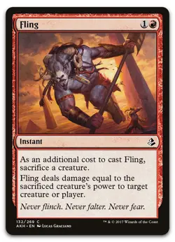 Fling #132 (NM) Amonkhet AKH Magic MTG - Image 1