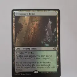 Wizards Magic: The Gathering Overgrown Tomb Land Rare Black Green ECL 0266 Adam… - Image 1