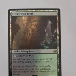 Wizards Magic: The Gathering Overgrown Tomb Land Rare Black Green ECL 0266 Adam… - Image 2
