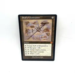 Staff of Domination (Schematic) - The Brothers' War: Retro Frame Artifacts (119) - Image 1