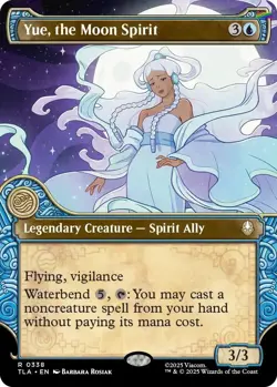 Yue, the Moon Spirit (Showcase) [TLA - 338] - NM [Foil] TCG MTG - Image 1
