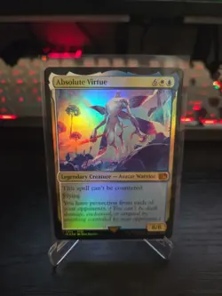 Absolute Virtue M0212 Foil Magic The Gathering Final Fantasy NM - Image 1