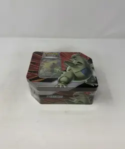 Pokemon TCG Tyranitar V Strikers Factory Sealed 5-Pack Tin - Image 5