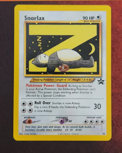 Snorlax 49/53 NM Wotc Black Star Promo Regular Pokemon TCG LP - Image 1