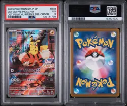 Pokemon TCG Detective Pikachu 098/SV-P SV-P Promo Holo Japanese PSA 3 - Image 1