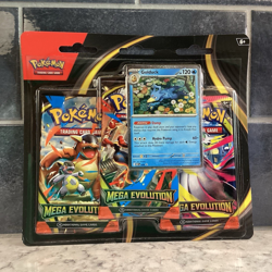 Pokemon Mega Evolution 3 Pack Blister includes 3 Blister Packs 9 total packs NEW - Image 3