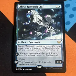 UTHROS RESEARCH CRAFT #7 mtg NM-M Commander: Edge of Eternities 1 Rare - Image 1
