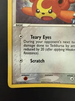 Pokemon TCG EX Unseen Forces Teddiursa 77/115 Stamped Reverse Holo Near Mint - Image 5