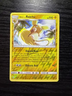 Alolan Raichu Reverse Holo - Pokemon TCG Unified Minds - 57/236 - NM - Image 1