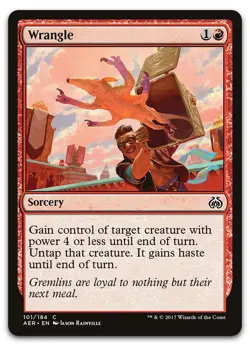 Wrangle #101 (NM) Aether Revolt AER Magic MTG - Image 1