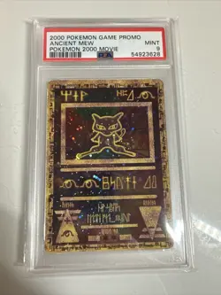 2000 POKEMON GAME MOVIE ANCIENT MEW POKEMON 2000 MOVIE - PSA 9 MINT - Image 1