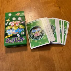 Pokemon Poker Playing Cards Deck green Venusaur Nintendo 1996 Approx. - Image 3