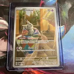 Pokemon TCG - Mimikyu SVP 075 Scarlet & Violet Black Star Promo Paldean Fates NM - Image 1