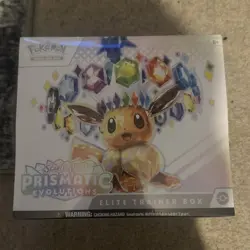 Pokemon TCG Prismatic Evolutions ETB Elite Trainer Box, New Sealed - Image 1