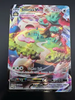 Snorlax VMAX 142/202 Ultra Rare Pokemon SWSH01: Sword & Shield Base Set NM - Image 3