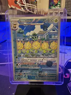 Pokemon TCG Illustration Rare Sunflora #169/167 Twilight Masquerade NM - Image 2