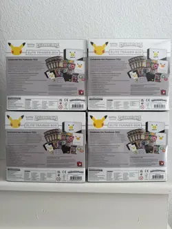 Lot Of 4 Pokemon 25th Anniversary Celebrations Elite Trainer Box (ETB) Sealed - Image 2