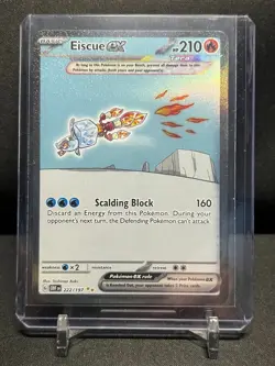 Eiscue 222/197 SIR Special Illustration Rare Pokemon 2023 SV Obsidian Flames NM - Image 1