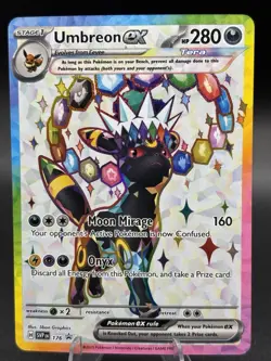 Pokemon Umbreon ex Full Art Promo Holo EX Sv: Scarlet & Violet SVP176 - Image 1