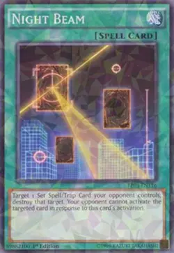1x (LP) Night Beam - BP03-EN176 - Shatterfoil - 1st Edition YuGiOh - Image 1