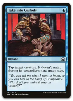 Take into Custody #47 (NM) Aether Revolt AER Magic MTG - Image 1