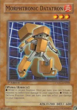 1x (NM) Morphtronic Datatron - CSOC-EN008 - Common - 1st Edition YuGiOh - Image 1