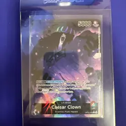 One Piece Royal Blood CAESAR CLOWN #OP10-002 Foil Leader ALT Art - Image 1