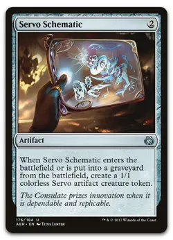 Servo Schematic #176 (NM) Aether Revolt AER Magic MTG - Image 1