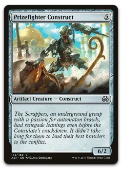 Prizefighter Construct #172 (NM) Aether Revolt AER Magic MTG - Image 1