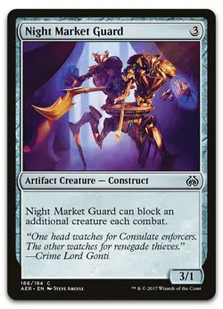Night Market Guard #166 (NM) Aether Revolt AER Magic MTG - Image 1